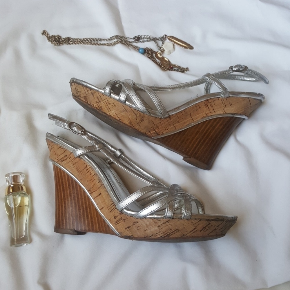 aldo • strappy wedge platform sandals - Picture 3 of 6